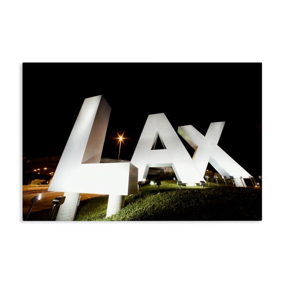 Stupell Industries Industrial LA Airport Structure Canvas Art, 36 x 24, by Scott Stulberg