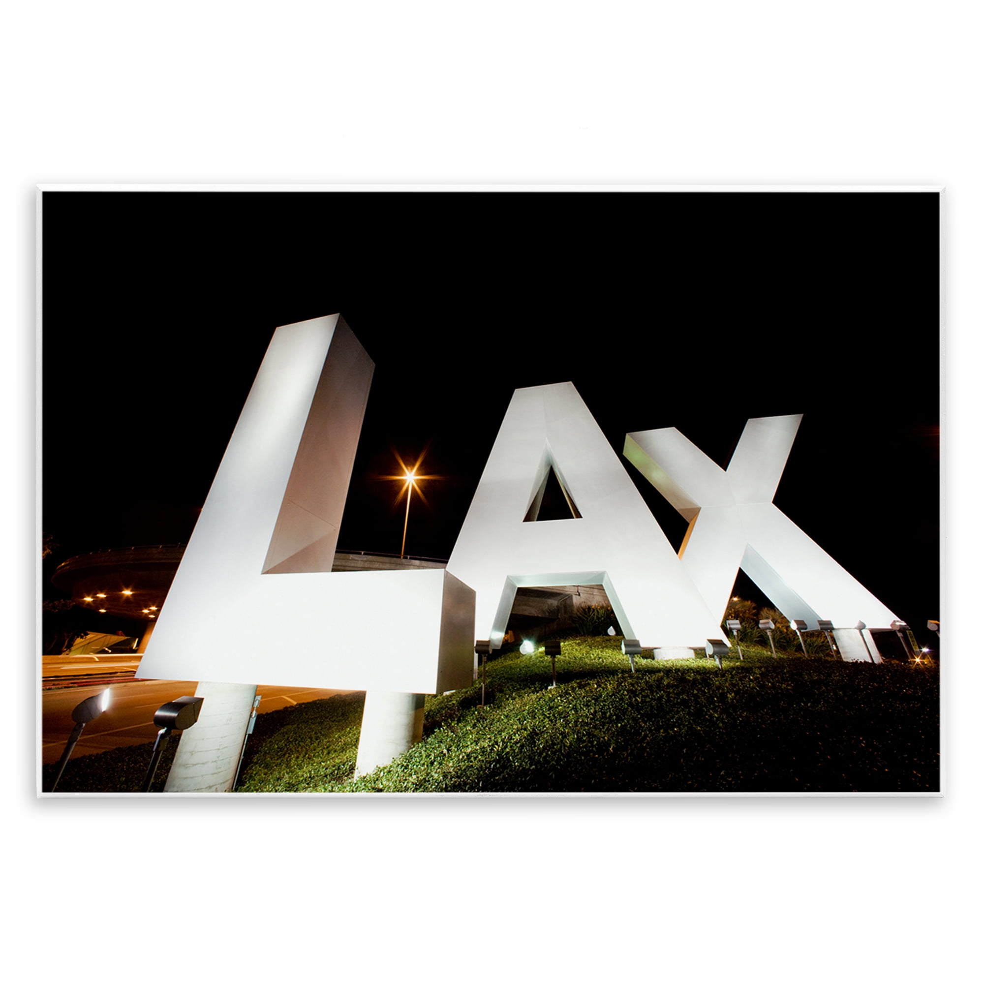 Stupell Industries LA Airport Structure Wall Plaque Art, design by Scott Stulberg