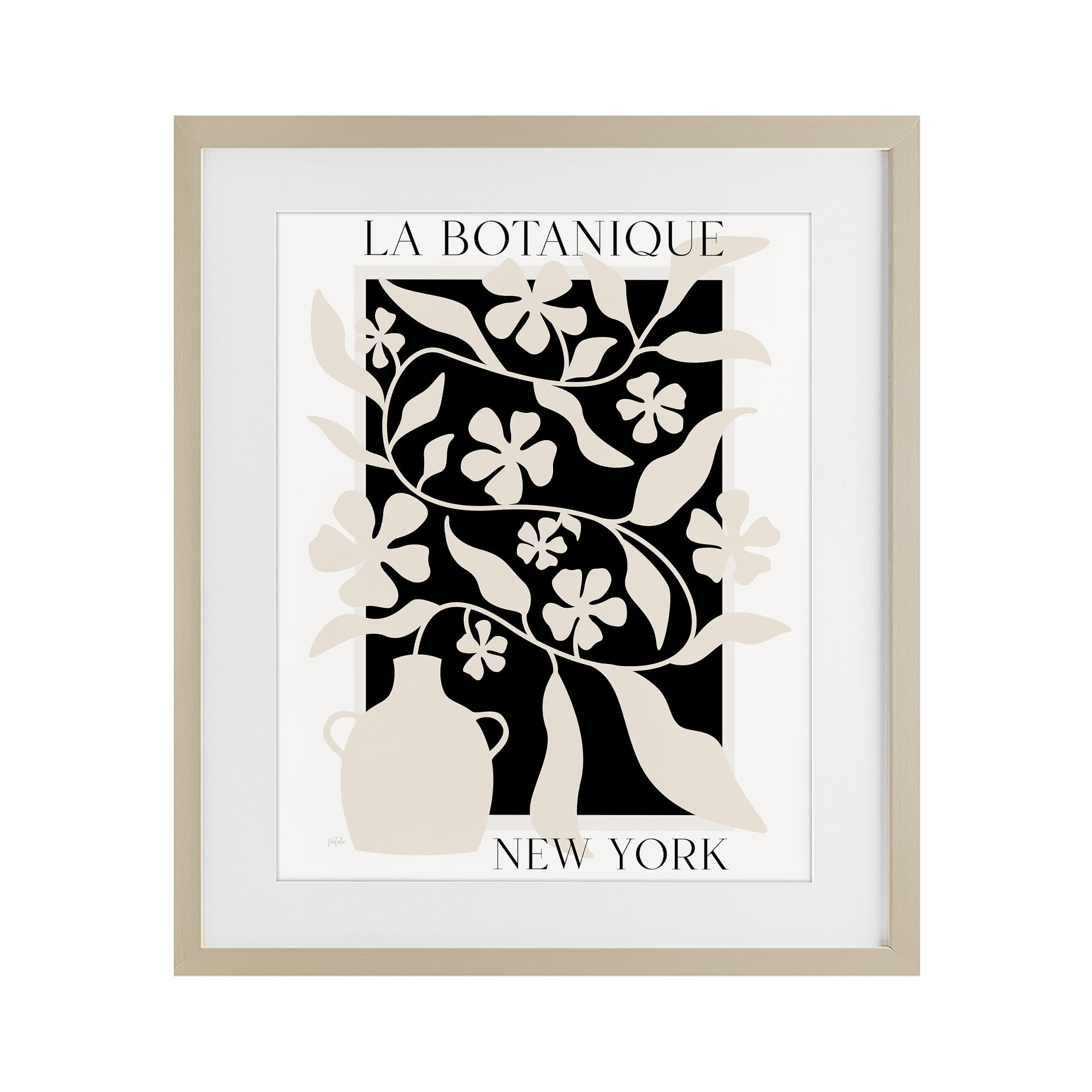 Stupell Industries La Botanique New York Birch Framed Print Under Glass, design by Natalie Carpentieri