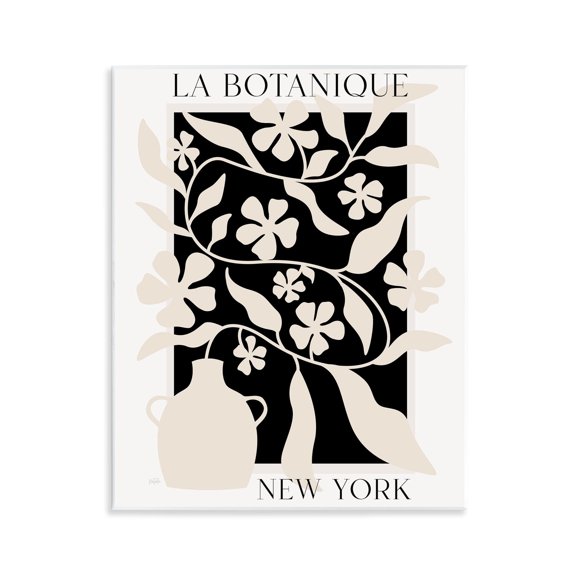 Stupell Industries La Botanique New York Wall Plaque Art, design by Natalie Carpentieri
