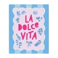 thumbnail image 1 of Stupell Industries La Dolce Vita Blue Pink Canvas Wall Art design by Dominique Vari, 40 x 30, 1 of 7