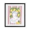thumbnail image 1 of Stupell Industries Contemporary La Limona Sculpture Face Black Framed Print Under Glass, 13 x 16, by Radhika Modi, 1 of 8