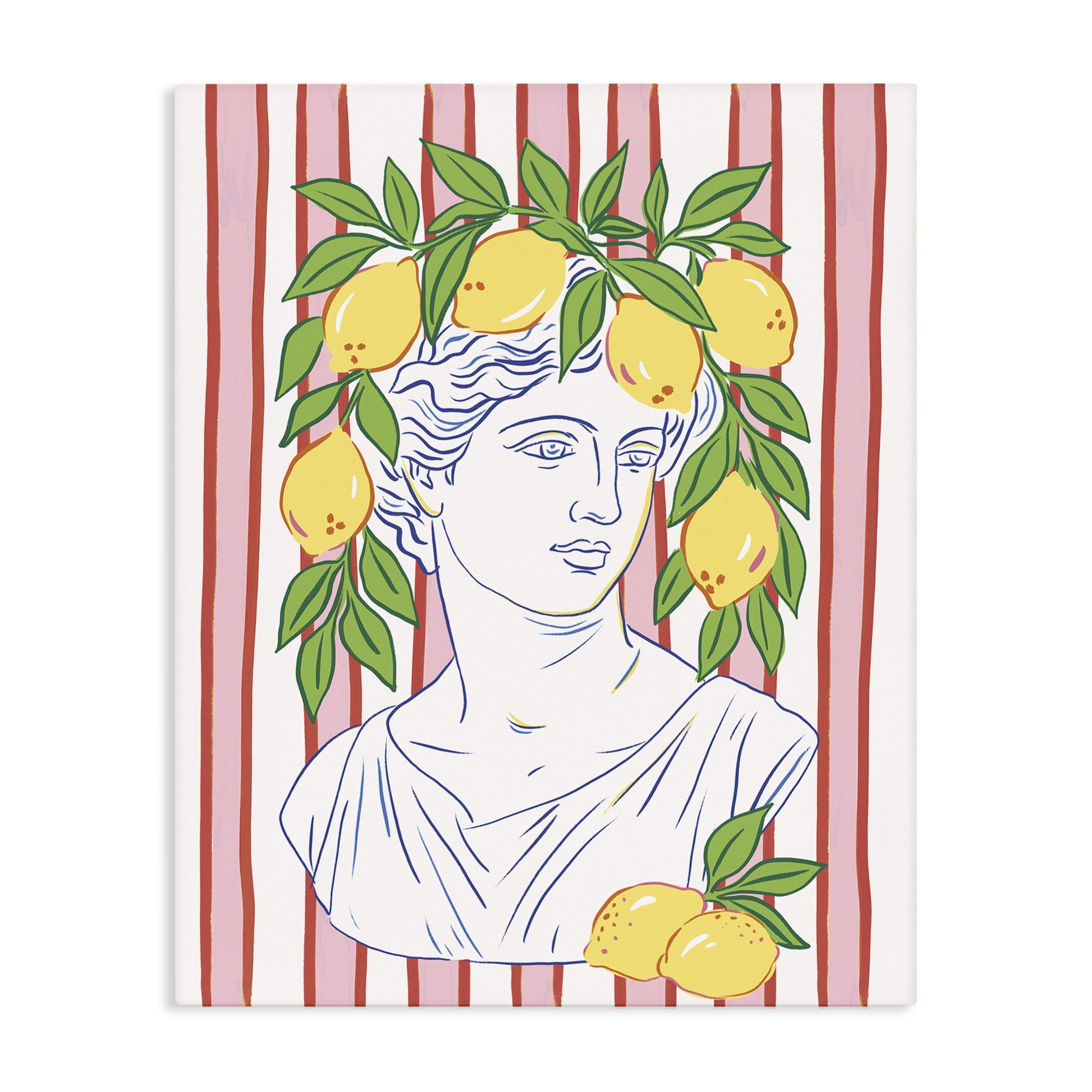 Stupell Industries La Limona Sculpture Face Canvas Wall Art, design by Radhika Modi
