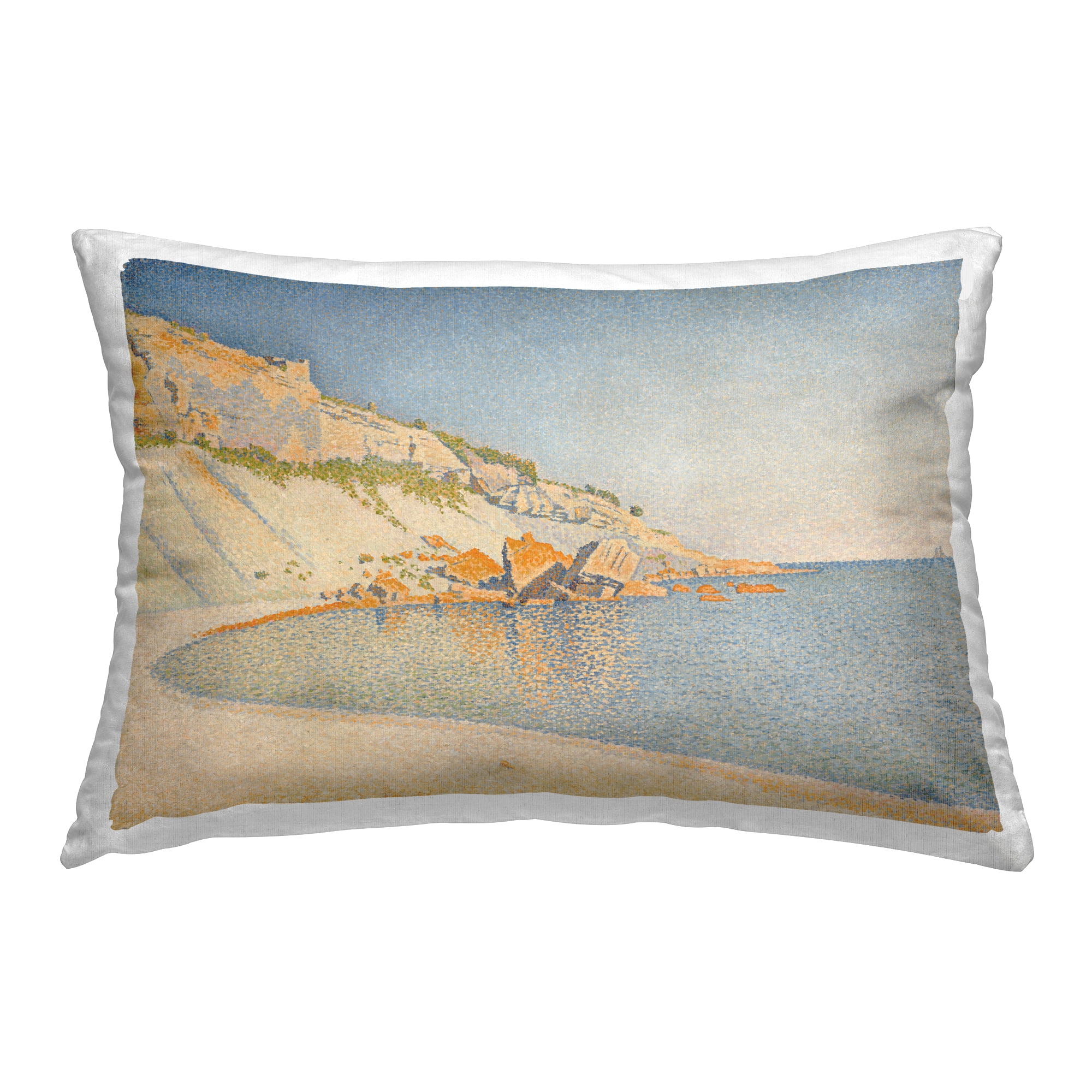 Stupell Industries La Rochelle Classical Signac Decorative Printed Throw Pillow Design by one1000paintings.
