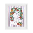 thumbnail image 1 of Stupell Industries Bohemian La Rossa Sculpture Face White Framed Print Under Glass, 17 x 21, by Radhika Modi, 1 of 8