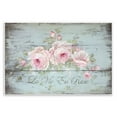 thumbnail image 1 of Stupell Industries La Vie En Rose French Phrase Rustic Planked Sign Graphic Art Unframed Art Print Wall Art, Design by Debi Coules, 1 of 5