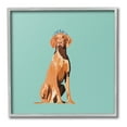 thumbnail image 1 of Stupell Industries Labrador Dog with Crown Animals & Insects Painting Gray Framed Art Print Wall Art, 12 x 12, 1 of 9