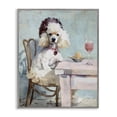 thumbnail image 1 of Stupell Industries Eclectic Ladies Who Lunch Poodle Gray Framed Giclee Art, 16 x 20, by Annabelle Hall, 1 of 8