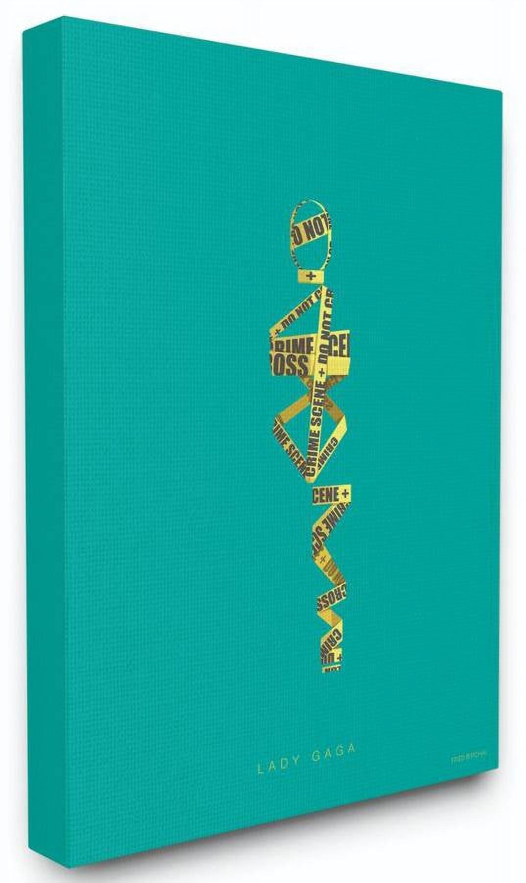 Stupell Industries Lady Gaga Famous People Characters Fashion Design Canvas Wall Art by Fred Birchal