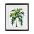 thumbnail image 1 of Stupell Industries Coastal Lagoon Majesty Palm Black Framed Print Under Glass, 13 x 16, by Shelly Craig, 1 of 8