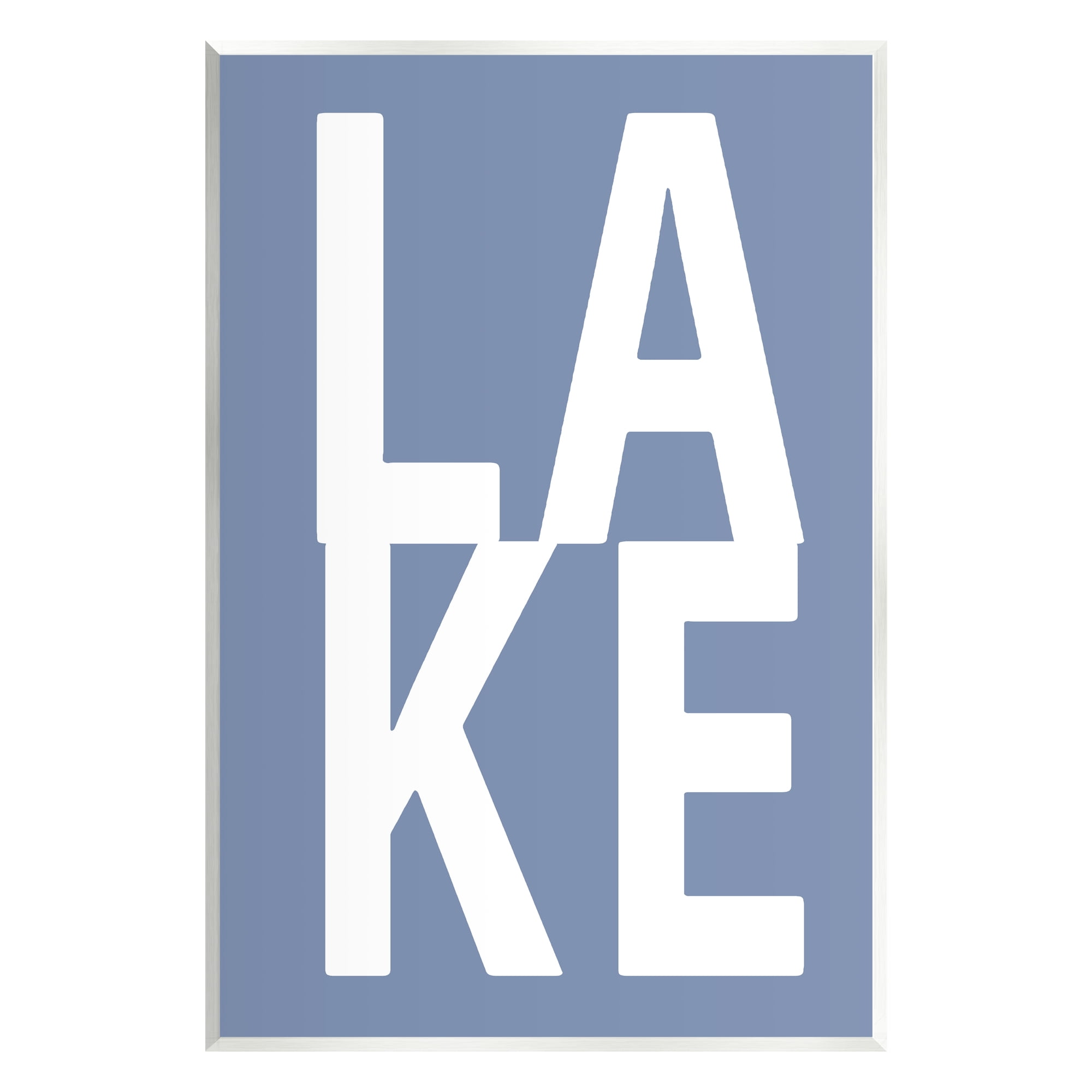 Stupell Industries Lake House Text Nature Painting Unframed Art Print Wall Art, 10 x 15