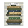 thumbnail image 1 of Stupell Industries Cottage Lake Living Book Stack Canvas Art, 36 x 48, by Giao Williams, 1 of 8