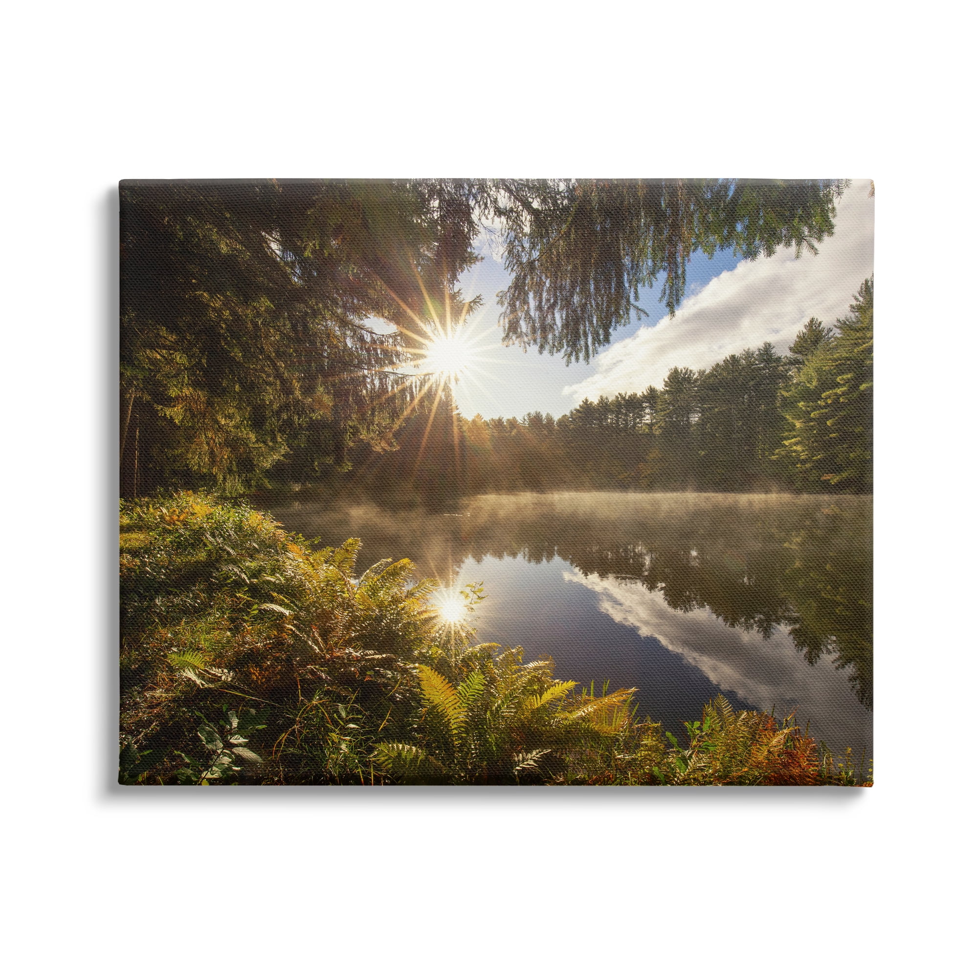 Stupell Industries Lake Nature Landscape Nature Photography Gallery Wrapped Canvas Print Wall Art, 40 x 30