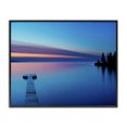 thumbnail image 1 of Stupell Industries Contemporary Lake Shore Dock Photograph Black Framed Giclee Art, 30 x 24, by James McLoughlin, 1 of 7