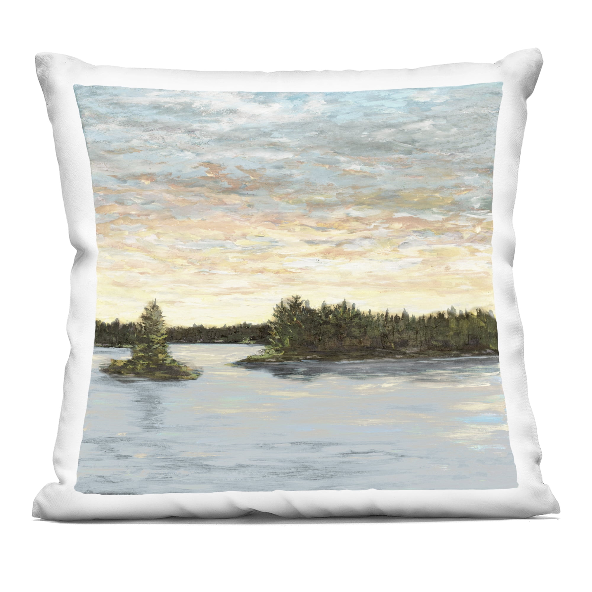 Stupell Industries Lake Shore at Sundown Decorative Printed Throw Pillow, design by Julie DeRice