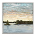 thumbnail image 1 of Stupell Industries Contemporary Lake Shore at Sundown Gray Framed Giclee Art, 24 x 24, by Julie DeRice, 1 of 8