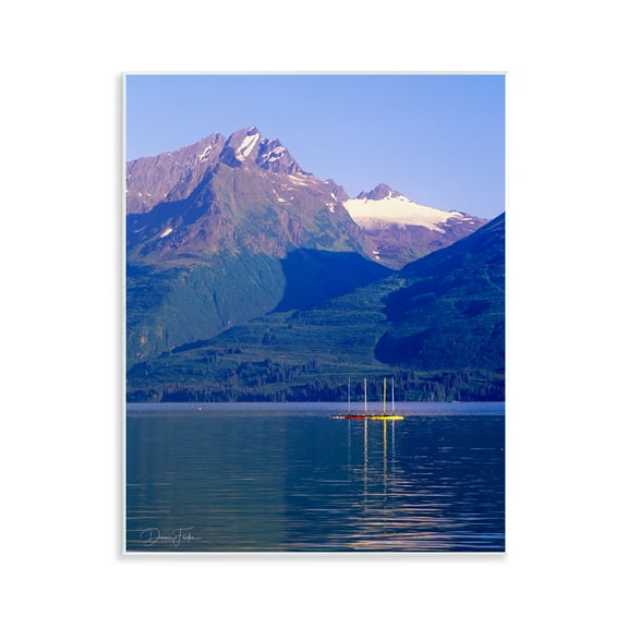 Stupell Industries Lake View Photography Landscape Photography Unframed Art Print Wall Art, 11 x 14