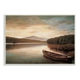 thumbnail image 1 of Stupell Industries Lakeside Canoe Cloudy Sky Mountain Forest Landscape, 19 x 13,Design by Richard Dunahay, 1 of 5