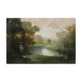 thumbnail image 1 of Stupell Industries Traditional Lakeside Morning in Autumn Light Canvas Art, 24 x 16, by Julia Purinton, 1 of 8