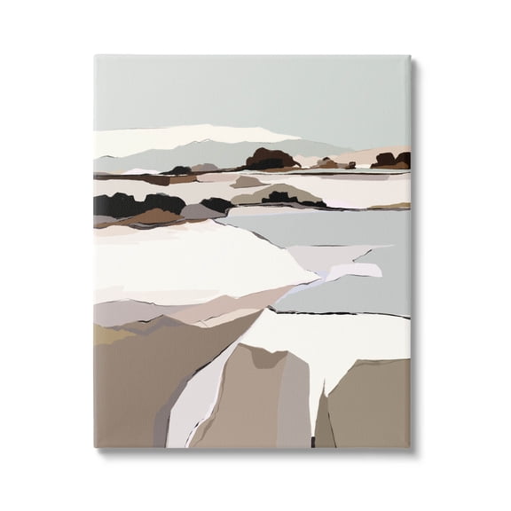 Stupell Industries Lakeside Shore Glattalp Scene Graphic Art Gallery Wrapped Canvas Print Wall Art, Design by Nikita Jariwala