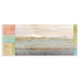 Stupell Industries Landscape & Geometric Border Landscape Painting Unframed Art Print Wall Art