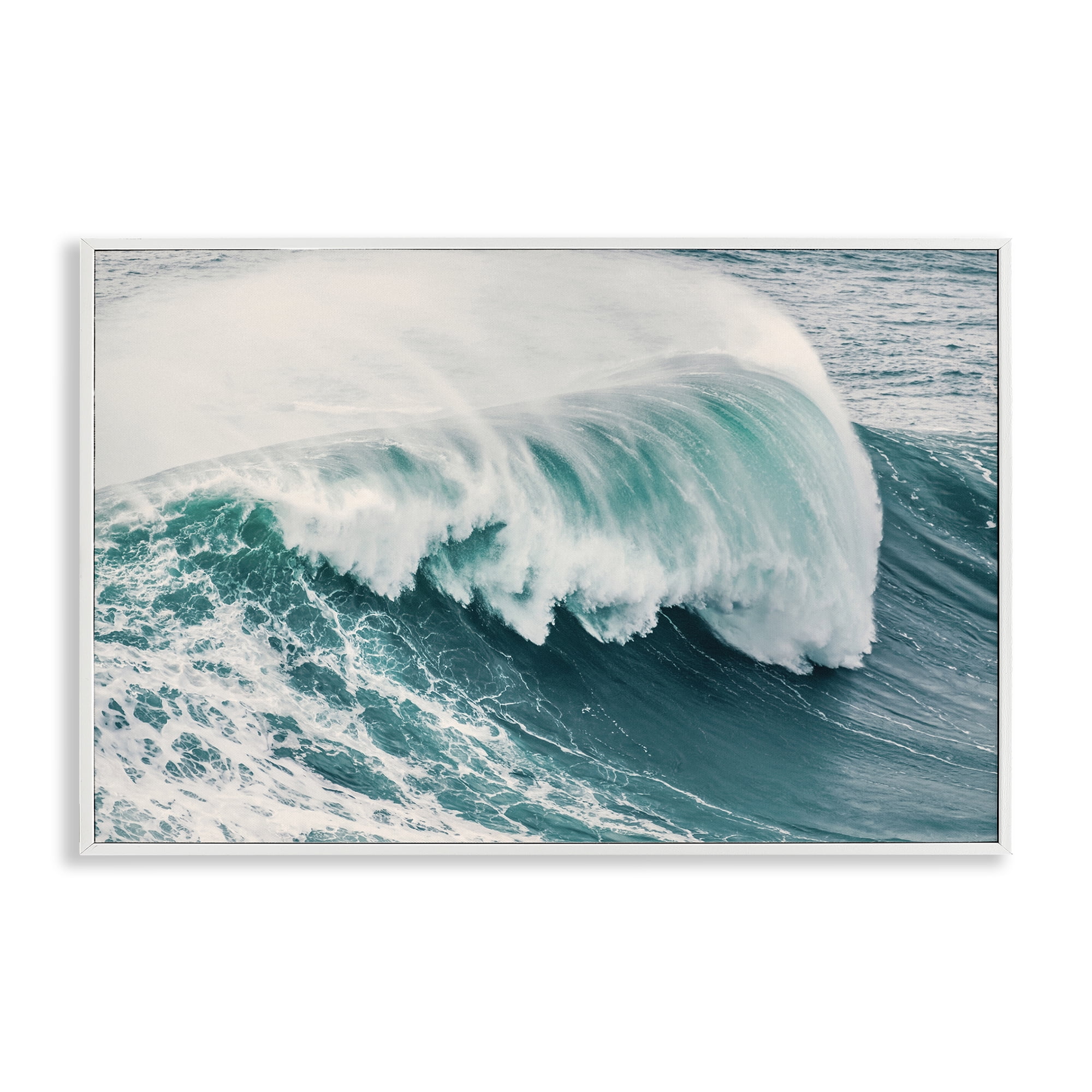 Stupell Industries Large Breaking Wave Nautical & Beach Photography ...