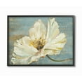 thumbnail image 1 of Stupell Industries Large Flower With Word Texture Blue Painting Framed Giclee Texturized Art by Patricia Pinto, 1 of 8