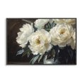 thumbnail image 1 of Stupell Industries Traditional Large Moody White Floral Black Framed Giclee Art, 18 x 12, by Petals Prints Design, 1 of 8