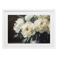 thumbnail image 1 of Stupell Industries Traditional Large Moody White Floral White Framed Print Under Glass, 23 x 17, by Petals Prints Design, 1 of 8