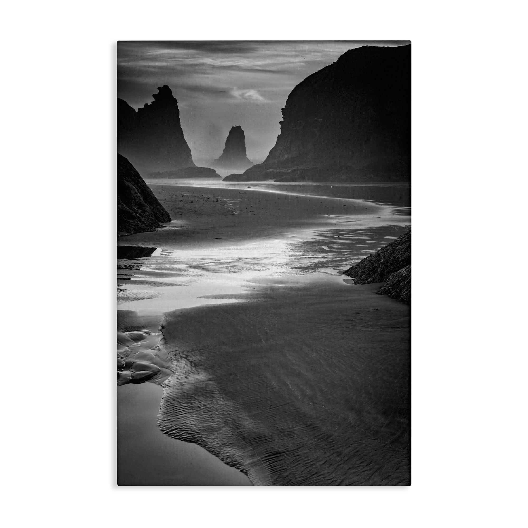 Stupell Industries Last Light On Bandon Beach Canvas Wall Art, design by Rick Berk