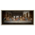 thumbnail image 1 of Stupell Industries Last Supper Religious Classical Painting Abstract Painting Brown Floater Framed Canvas Art Print Wall Art, 25 x 11, 1 of 9