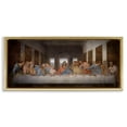 thumbnail image 1 of Stupell Industries Last Supper Religious Classical Painting Abstract Painting Gold Floater Framed Canvas Art Print Wall Art, 25 x 11, 1 of 9