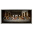 thumbnail image 1 of Stupell Industries Last Supper Religious Classical Painting Abstract Painting Gray Floater Framed Canvas Art Print Wall Art, 31 x 14, 1 of 9