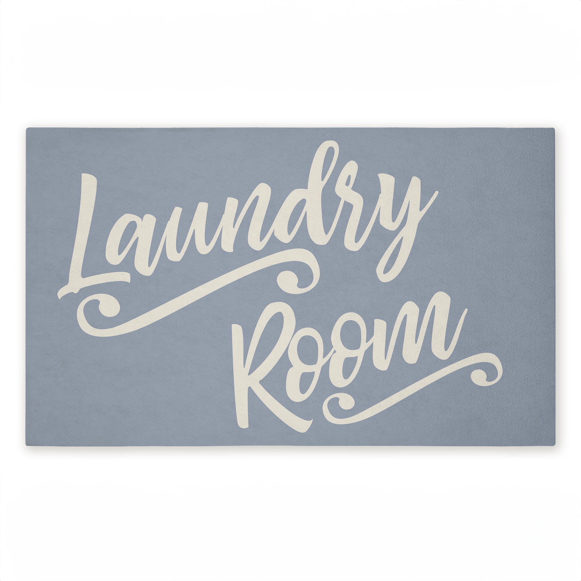 Stupell Industries Laundry Cursive Typography Printed Outdoor Door Floor Mat, design by SunDance Group; LLC