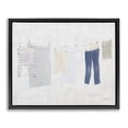 thumbnail image 1 of Stupell Industries Laundry Day Hanging Clothes Bath & Laundry Painting Black Floater Framed Canvas Art Print Wall Art, 31 x 25, 1 of 10