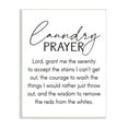 thumbnail image 1 of Stupell Industries Laundry Prayer Faith Based Sentiment Home Cleaning Parody, 13 x 19, Designed by Lettered and Lined, 1 of 6