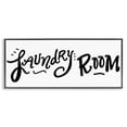 thumbnail image 1 of Stupell Industries Rustic Lodge Laundry Room Fun Typography Black Framed Giclee Art, 30 x 13, by SD Graphics Studio, 1 of 8