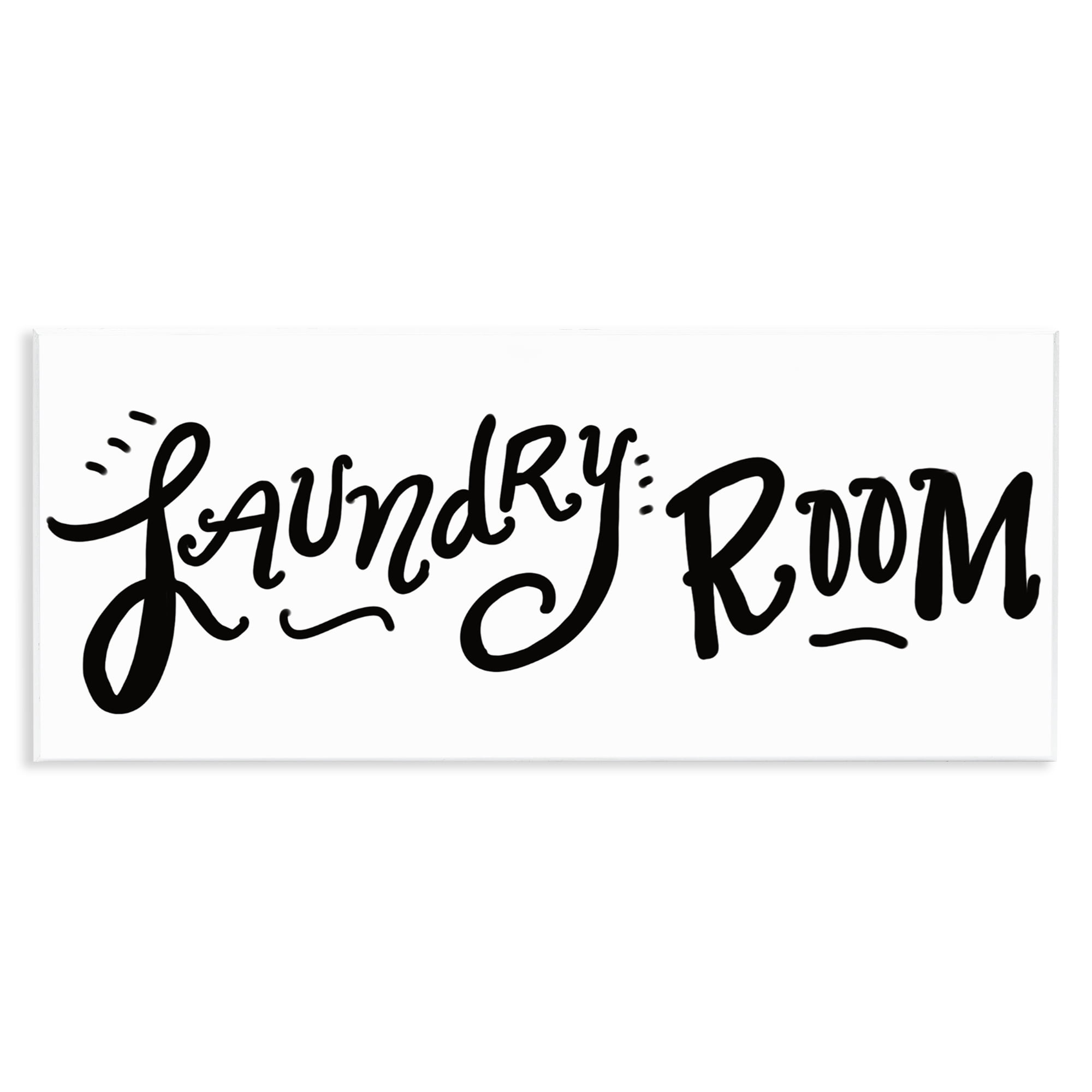 Stupell Industries Laundry Room Fun Typography Wall Plaque Art, design by SD Graphics Studio