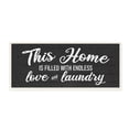 thumbnail image 1 of Stupell Industries Laundry Room Home Text Sign Typography Rustic Design Wood Wall Art, 17 x 7, Design by Kim Allen, 1 of 5