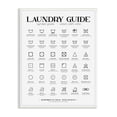 thumbnail image 1 of Stupell Industries Laundry Room Minimal Symbols Guide Check Pockets, 13 x 19, Designed by Andrea Jasid Grassi, 1 of 6
