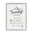 thumbnail image 1 of Stupell Industries Laundry Schedule Blue Clothes Hanger Sort Wash Fold, 24 x 30, Design by Natalie Carpentieri, 1 of 5