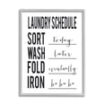 thumbnail image 1 of Stupell Industries Laundry Schedule Sort Today Wash Later Funny Phrases, 16 x 20, Designed by Lettered and Lined, 1 of 7