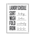 thumbnail image 1 of Stupell Industries Laundry Schedule Sort Today Wash Later Funny Phrases, 16 x 20, Designed by Lettered and Lined, 1 of 1