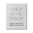 thumbnail image 1 of Stupell Industries Laundry Self Service Phrase Novelty Painting Gallery Wrapped Canvas Print Wall Art, 24 x 30, 1 of 7