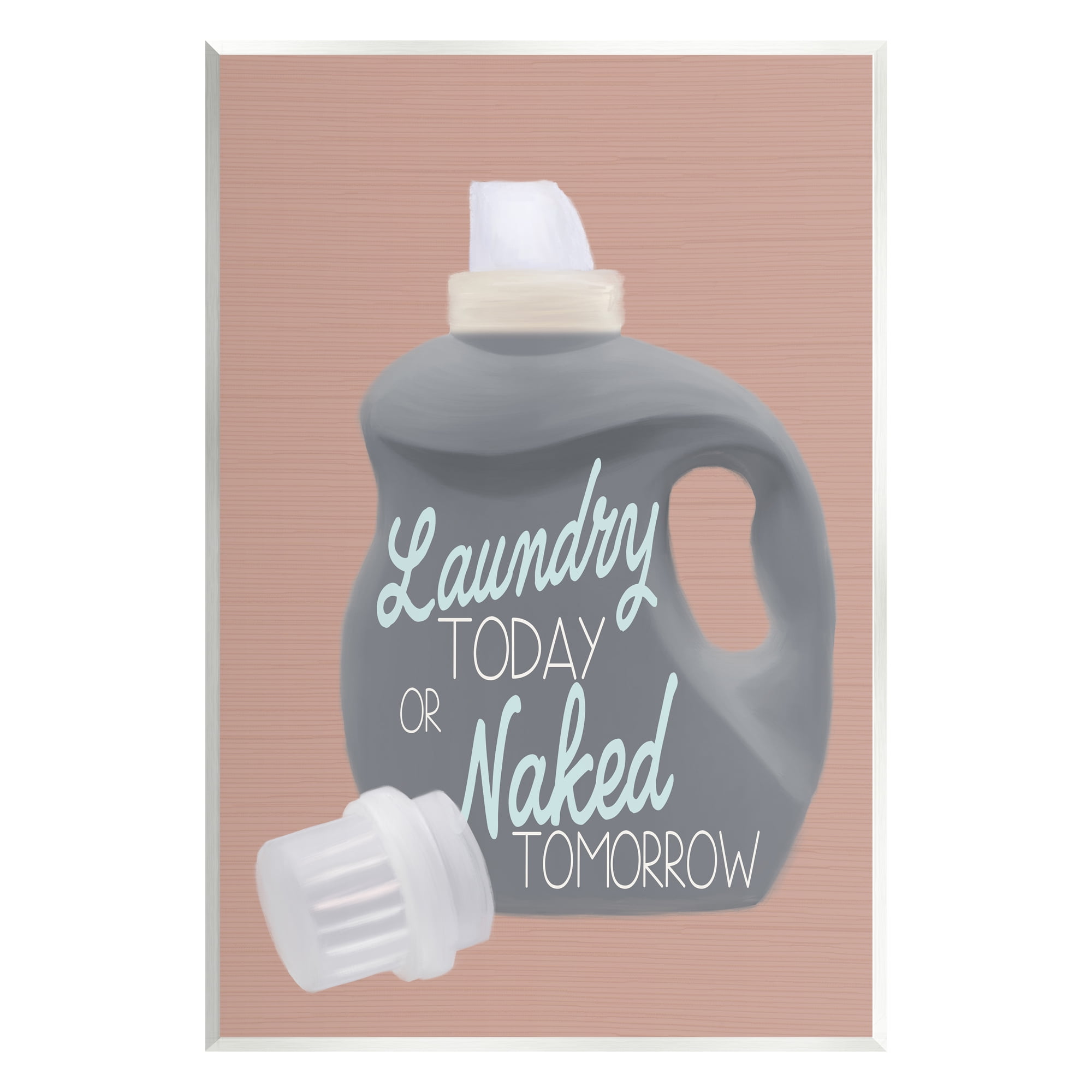 Stupell Industries Laundry Today Funny Phrase Typography Painting Unframed Art Print Wall Art, 10 x 15