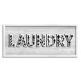 thumbnail image 1 of Stupell Industries Laundry Typography Sign Floral Patterns Minimal Graphic Art White Framed Art Print Wall Art, 13x30, by Jo Taylor, 1 of 5