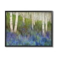 thumbnail image 1 of Stupell Industries Lavender Field with Birch Trees Green Purple Painting Design by Chris Vest, 1 of 7