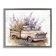 thumbnail image 1 of Stupell Industries Cottage Lavender Filled Truck Gray Floating Frame Canvas Art, 31 x 25, by Lettered and Lined, 1 of 8