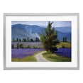 thumbnail image 1 of Stupell Industries Lavender Harvest Mountain View Gray Framed Print Under Glass design by Brigitte Curt, 14 x 20, 1 of 10