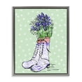 thumbnail image 1 of Stupell Industries Shabby Chic Lavender Herb Boots Gray Floating Frame Canvas Art, 25 x 31, by Susan Lugar, 1 of 7